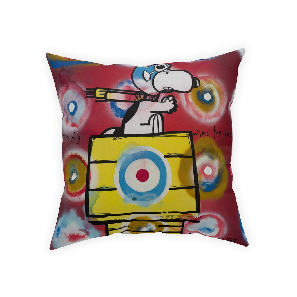 Steady Wins the Race - Lebo Premium Throw Pillow